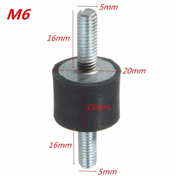 Factory Supply High Performance M8 M10 Rubber Shock Absorber